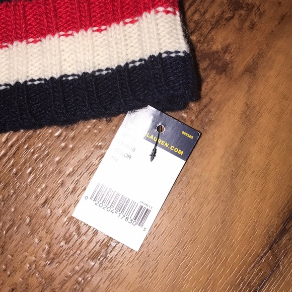 NWT POLO BY RALPH LAUREN BEANIE - Picture 5 of 8